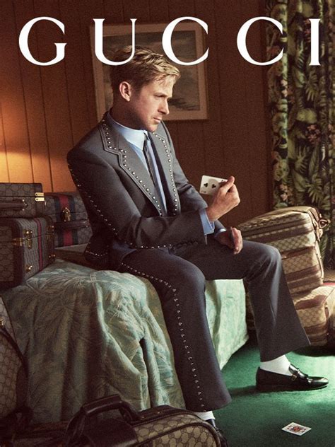 ryan gosling for Gucci valigeria